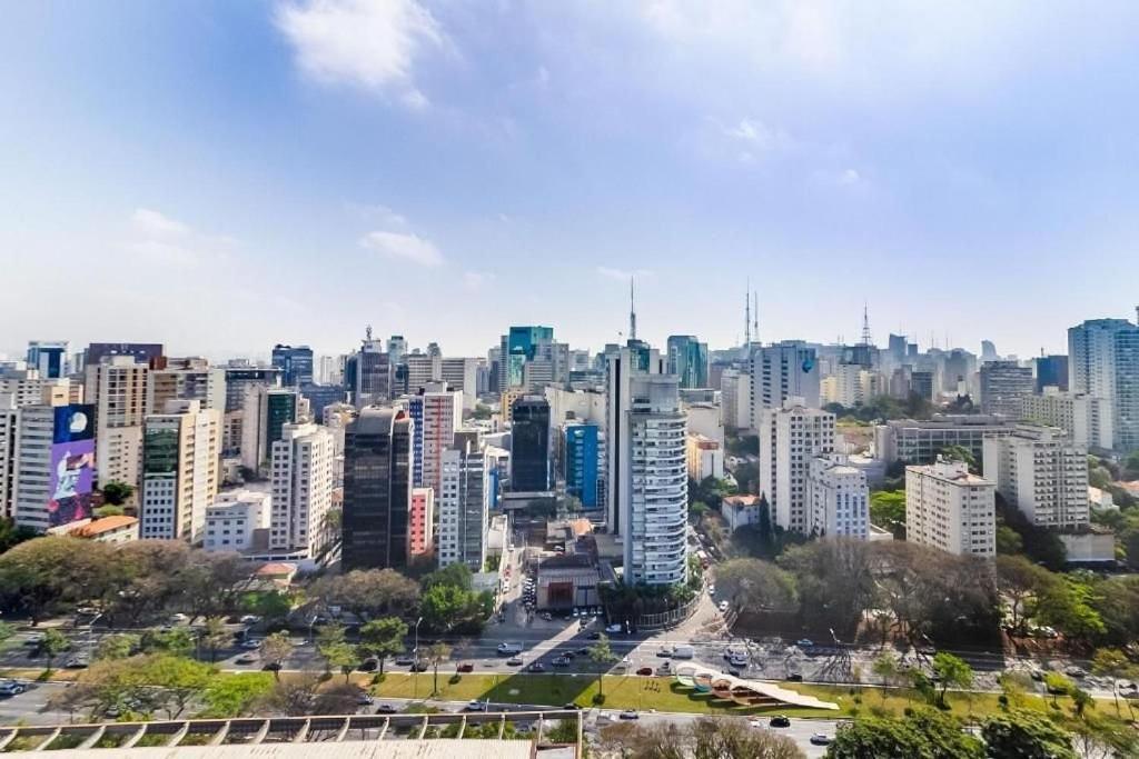 Oasis Urbano: Studio Deslumbrante Com Piscina Na Cobertura By Dabra House- Vn 03 São Paulo Ngoại thất bức ảnh