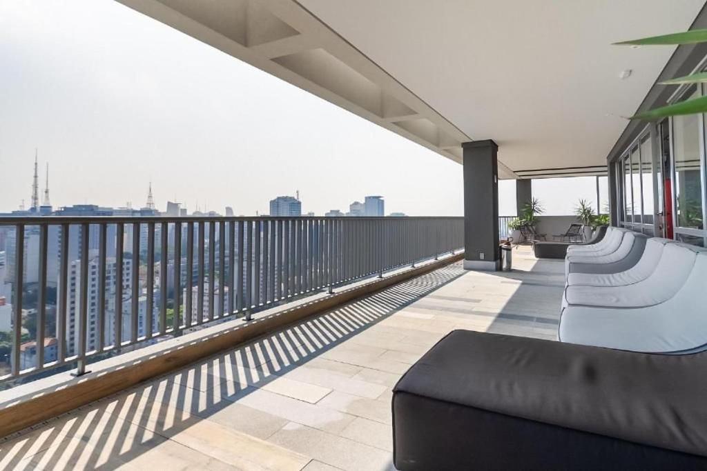 Oasis Urbano: Studio Deslumbrante Com Piscina Na Cobertura By Dabra House- Vn 03 São Paulo Ngoại thất bức ảnh